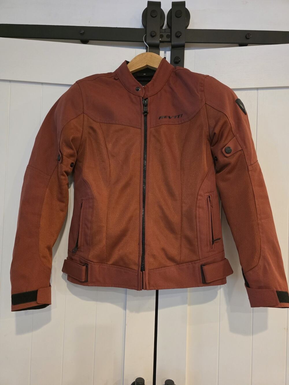 REV'IT! Eclipse Ladies Motorcycle Jacket Women's 36 Red Mesh Armor CE Protected